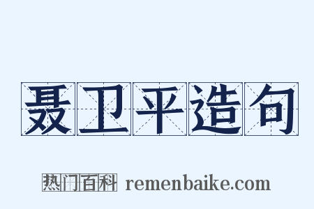 聂卫平造句是什么意思的图片